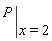 eval(P, x = 2)