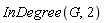 InDegree(G, 2)