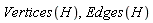 Vertices(H), Edges(H)