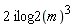 2*ilog2(m)^3
