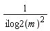 1/ilog2(m)^2