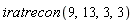iratrecon(9, 13, 3, 3)