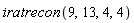 iratrecon(9, 13, 4, 4)