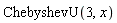 ChebyshevU(3, x)
