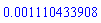 0.1110433908e-2