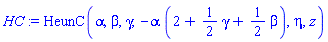 HC := HeunC(alpha, beta, gamma, -alpha*(2+(1/2)*gamma+(1/2)*beta), eta, z)