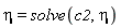 eta = solve(c2, eta)