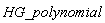 HG_polynomial