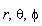 r, theta, phi