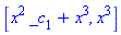 [x^2*_c[1]+x^3, x^3]