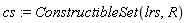 cs := ConstructibleSet(lrs, R)