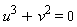u^3+v^2 = 0