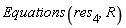 Equations(res[4], R)