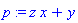 p := z*x+y