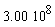 3.00*10^8