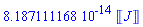 0.8187111168e-13*Units:-Unit('J')