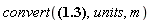 convert(4*Units:-Unit('yd'), units, m)