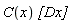 C(x)*`[Dx]`