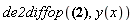 de2diffop(x*y(x)+diff(y(x), `$`(x, 2)), y(x))