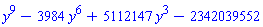 y^9-3984*y^6+5112147*y^3-2342039552