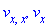 v[x, x], v[x]