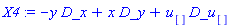 X4 := -y*D_x+x*D_y+u[]*D_u[]