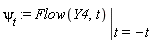 psi[t] := eval(Flow(Y4, t), t = -t)