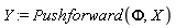 Y := Pushforward(Phi, X)