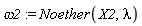 omega2 := Noether(X2, lambda)