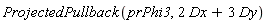 ProjectedPullback(prPhi3, 2*Dx+3*Dy)