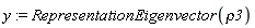 y := RepresentationEigenvector(rho3)