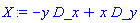 X := -y*D_x+x*D_y