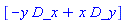 [-y*D_x+x*D_y]