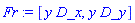 Fr := [y*D_x, y*D_y]