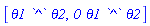 [theta1*`^`*theta2, `0`*theta1*`^`*theta2]