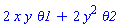 2*x*y*theta1+2*y^2*theta2
