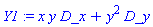 Y1 := x*y*D_x+y^2*D_y