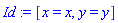 Id := [x = x, y = y]