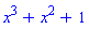 x^3+x^2+1