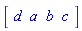 Array([d, a, b, c])