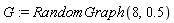 G := RandomGraph(8, .5)