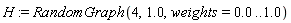 H := RandomGraph(4, 1.0, weights = 0. .. 1.0)