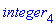 integer[4]