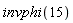 invphi(15)