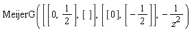 MeijerG([[0, 1/2], []], [[0], [-1/2]], -1/z^2)