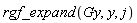 rgf_expand(Gy, y, j)