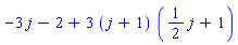-3*j-2+3*(j+1)*((1/2)*j+1)