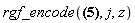 rgf_encode((1/2)*(j+2)*(j+1), j, z)