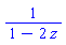 1/(1-2*z)