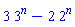 3*3^n-2*2^n
